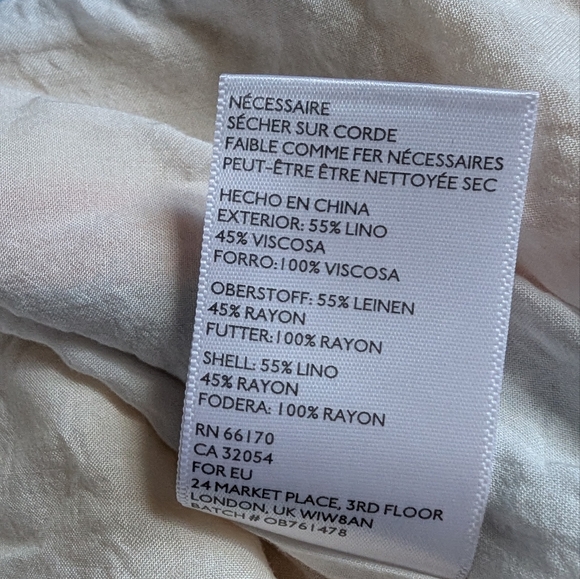 ✨ Urban Outfitters Amber Button-Down Linen Midi Dress - Picture 7 of 9